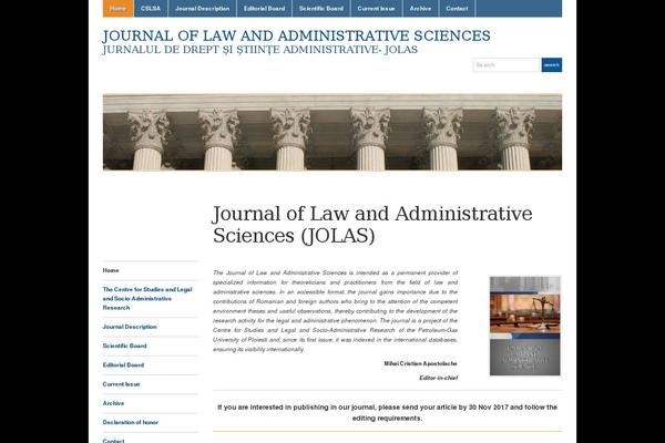 Academica theme site design template sample