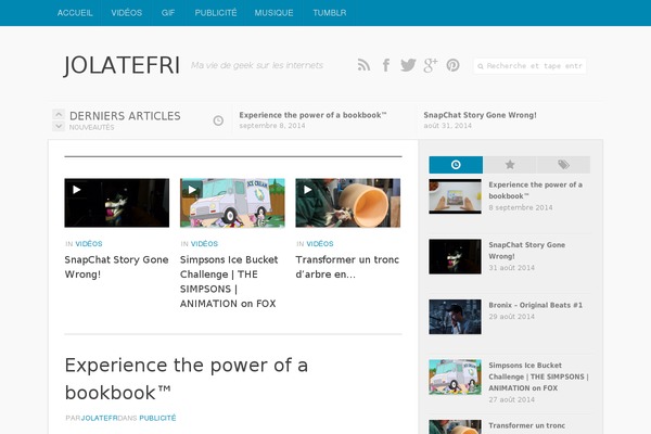 Site using Embedly plugin