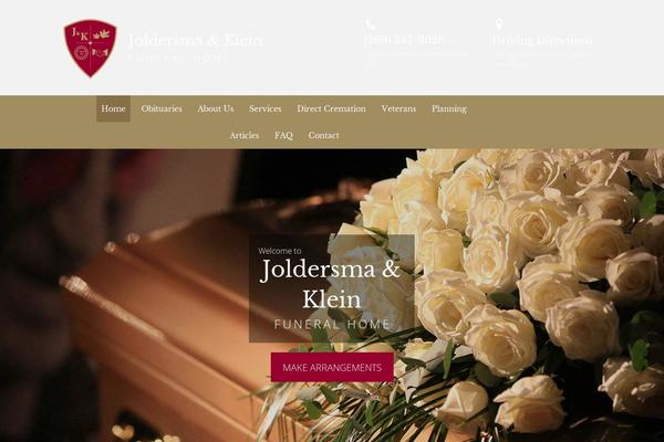 Site using WP FuneralPress plugin
