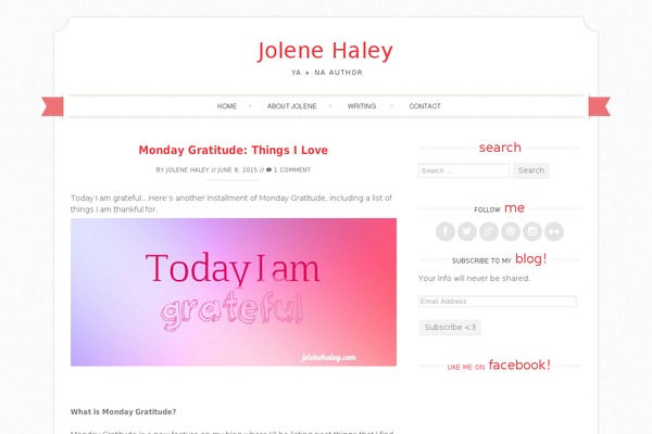 Site using Emily-grace-elements plugin