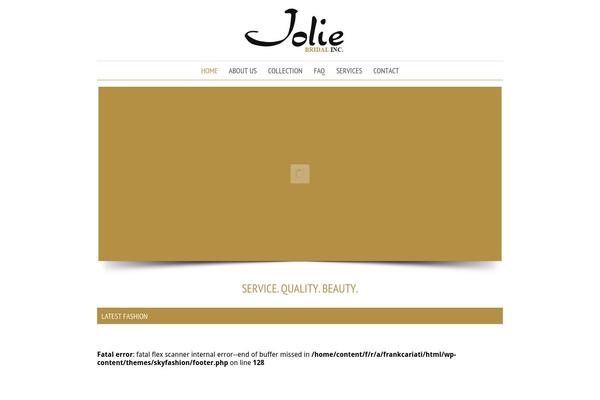 Skyfashion theme site design template sample