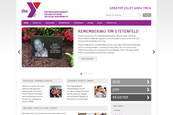 joliet-ymca.org site used Indesign-ymca