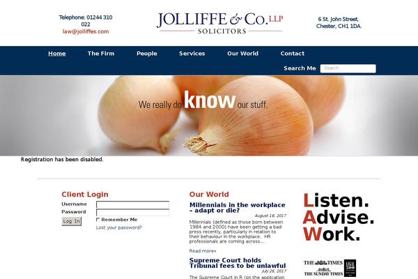 Site using Salient-social plugin