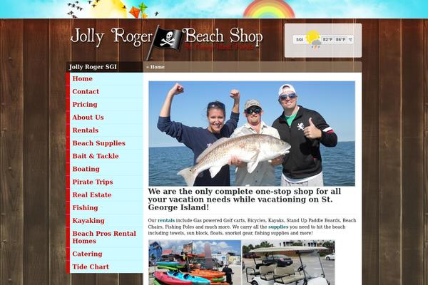 Boardwalk theme site design template sample