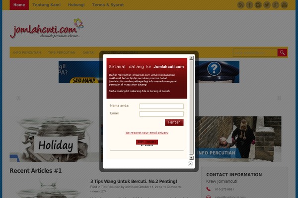 Site using Ajax Load More - Infinite Scroll plugin