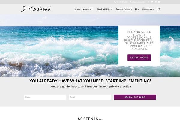 Site using Divi-tube plugin