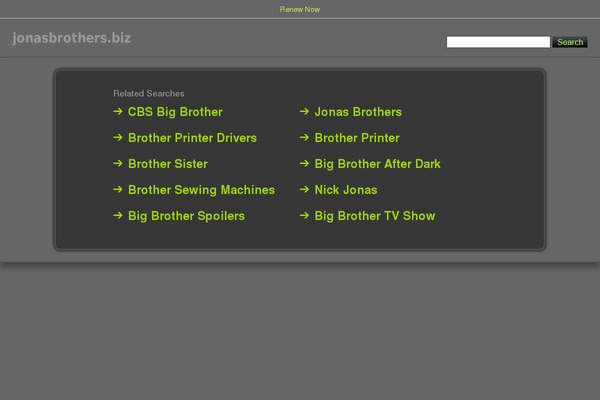 jonasbrothers.biz site used Blogsbeta V2