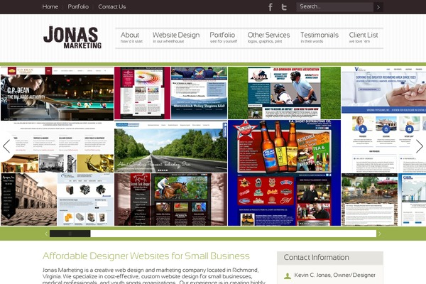 Duotive Three theme site design template sample