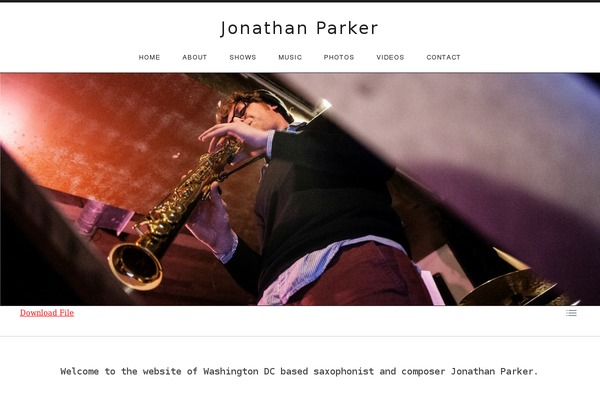 jonathan-parker.com site used Promenade