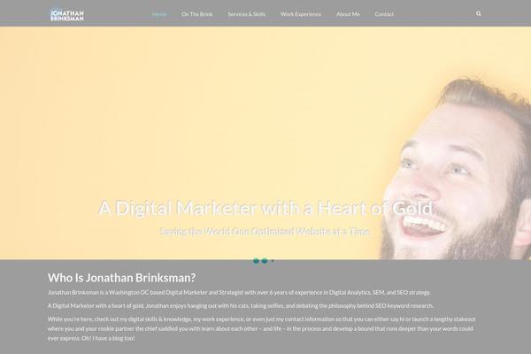 Athena theme site design template sample