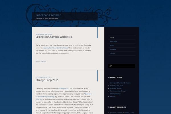 Dusk To Dawn theme site design template sample