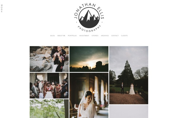 Prophoto4 theme site design template sample