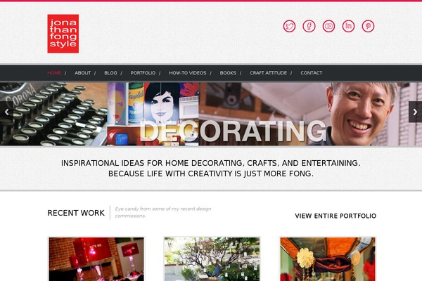 CONTRAST theme site design template sample