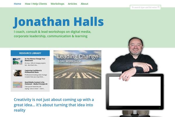 jonathanhalls.com site used Jonathon