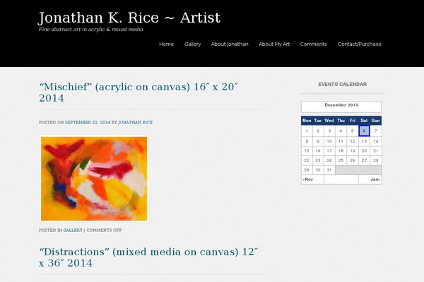 Site using Events-calendar plugin