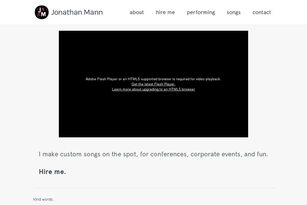 jonathanmann.net site used Breve