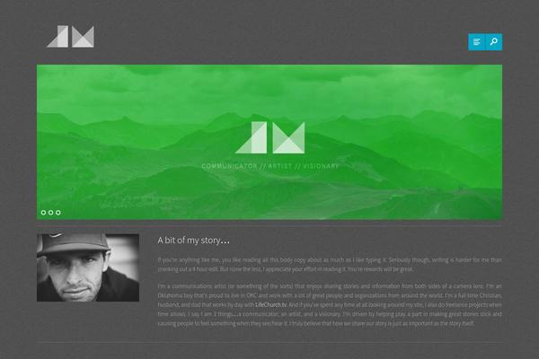 Site using Creativ-social plugin