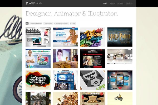 Reveal theme site design template sample