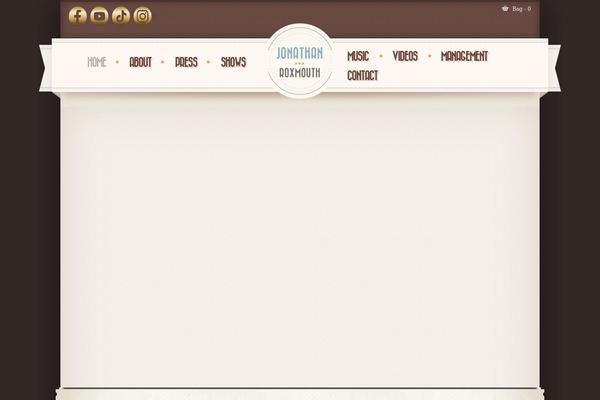 Retro theme site design template sample