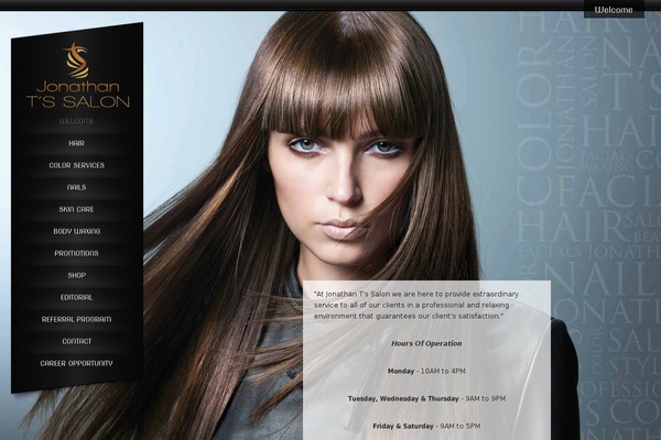 Slash theme site design template sample