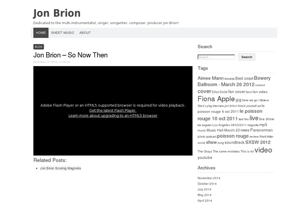 Flat theme site design template sample