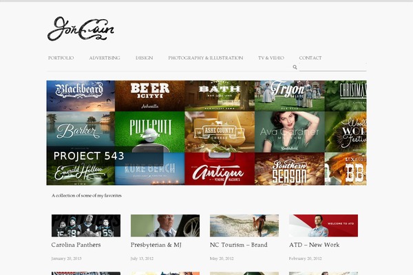 joncain.com site used Briefed