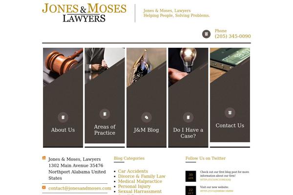 Themis theme site design template sample