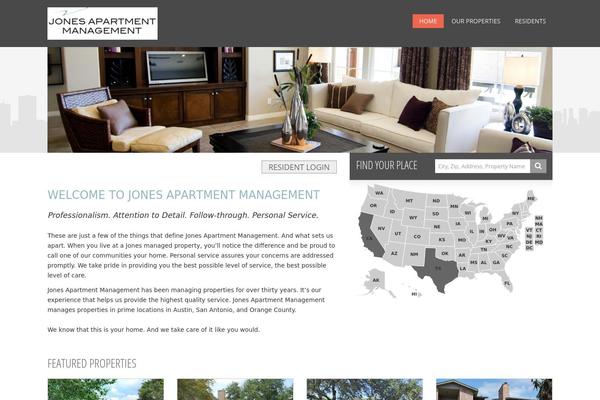 Custom theme site design template sample