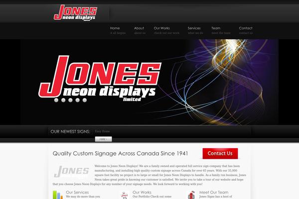 Canyon theme site design template sample