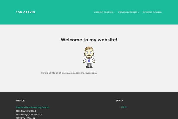 StanleyWP theme site design template sample