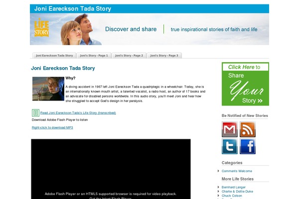 joniearecksontadastory.com site used Buryy