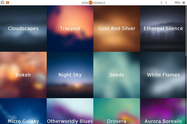 Site using jQuery Masonry Image Gallery plugin