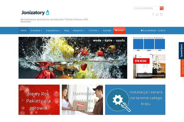 Unite theme site design template sample