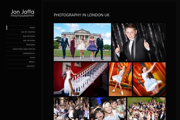 PhotoReactive theme site design template sample