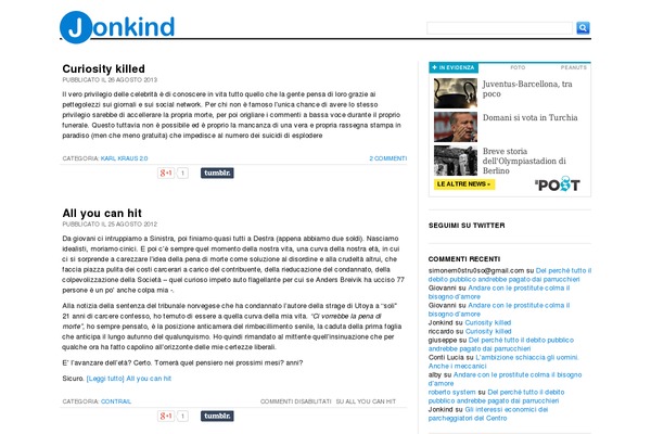 Site using Google Analytics Popular Posts plugin