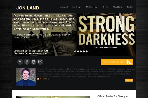 jonlandbooks.com site used Sparky