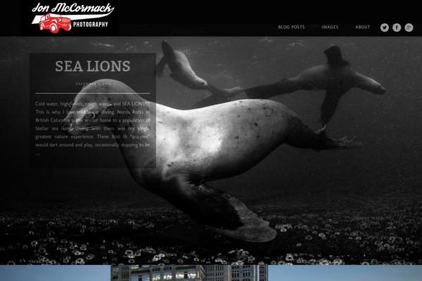 Full Frame theme site design template sample