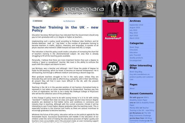 Prosense Blue theme site design template sample