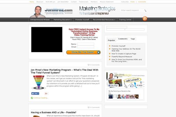 Fresh News theme site design template sample
