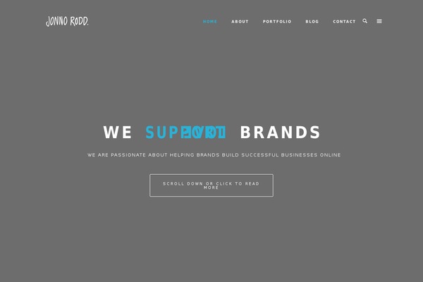 NAMO theme site design template sample
