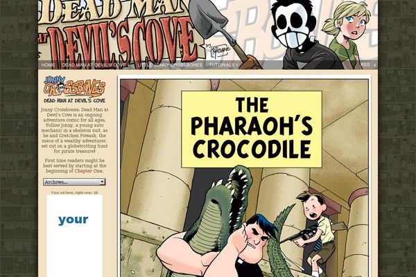 ComicPress theme site design template sample