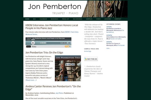 Site using Gigpress-main plugin