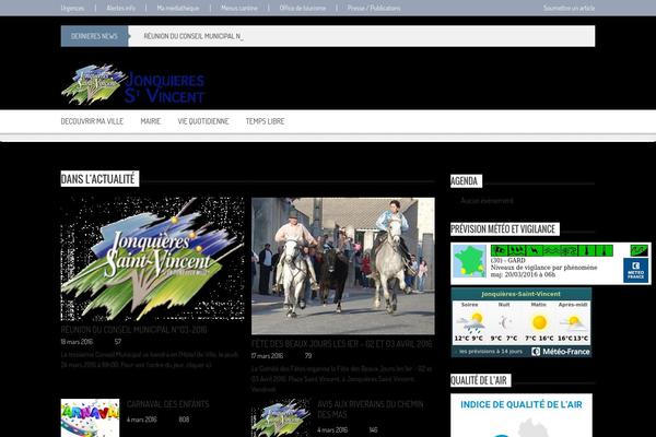 Site using AGP Font Awesome Collection plugin