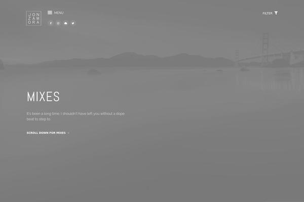 jonzamora.com site used Roua-wp