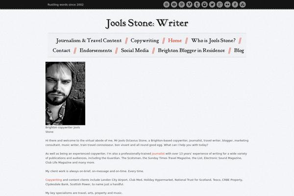Hipster theme site design template sample