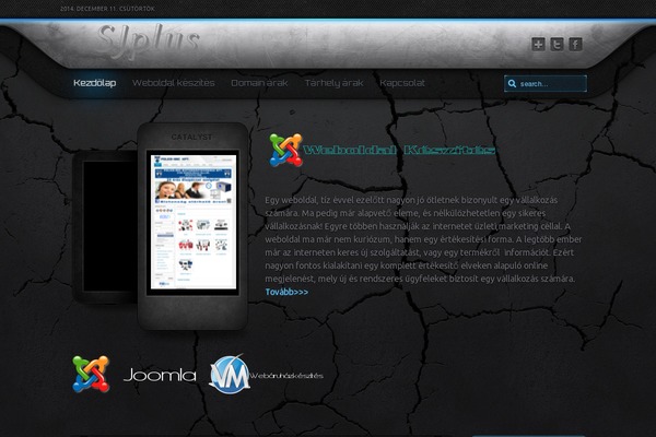 joomla-weboldalkeszites.hu site used Goodweb