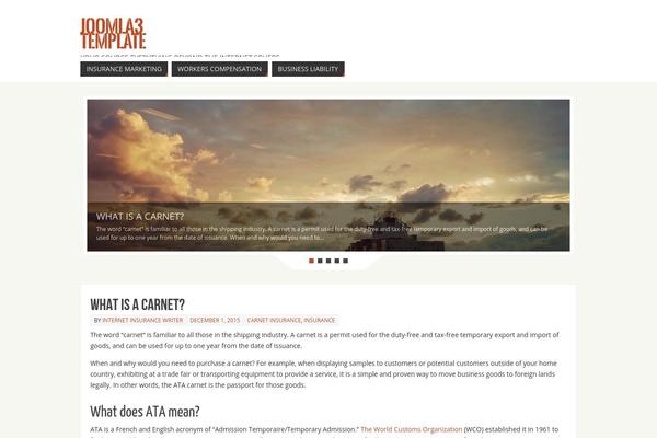Parabola theme site design template sample