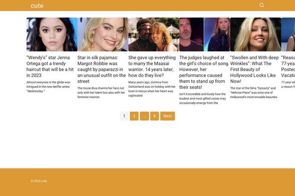Yelly theme site design template sample