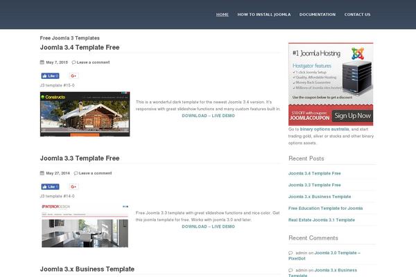 Site using Add Twitter, Facebook Like, Google plus one Social share plugin