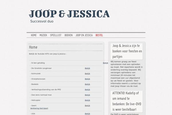 Grisaille theme site design template sample